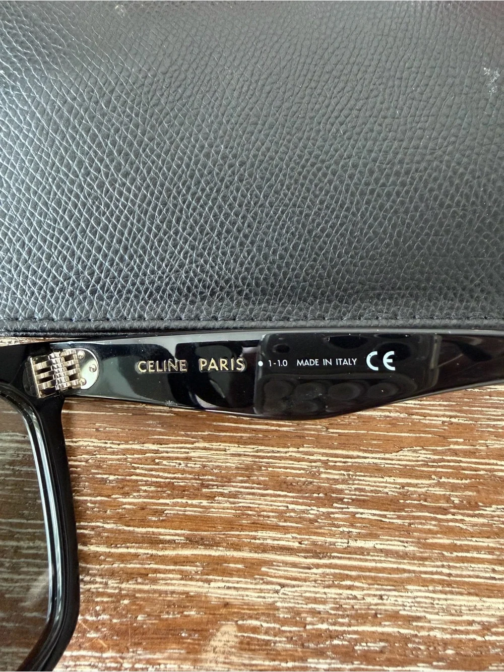 RARE Celine Black Square Oversizee Sunglasses
